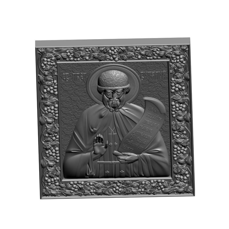 картинка Икона Святого преподобного Виталия Александрийского V3-443 3D-STL.COM