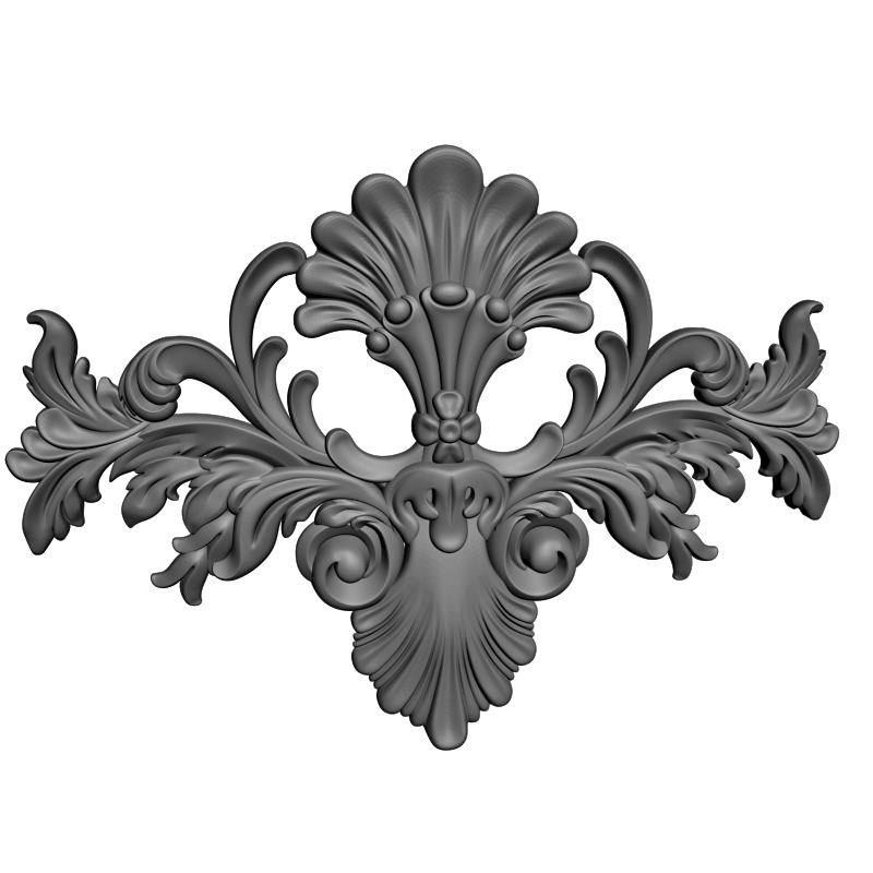 картинка Накладка декоративная рамная D10-403 3D-STL.COM