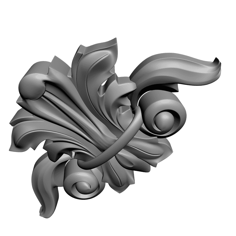 картинка Накладка резная D10-016 3D-STL.COM
