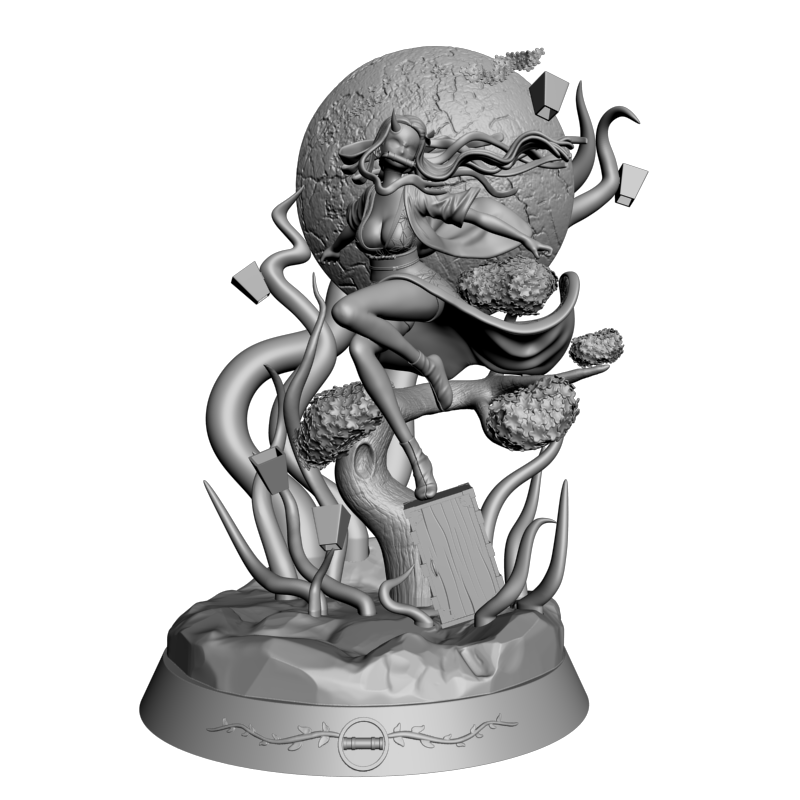 картинка Незуко Камадо из аниме PI1-545 3D-STL.COM