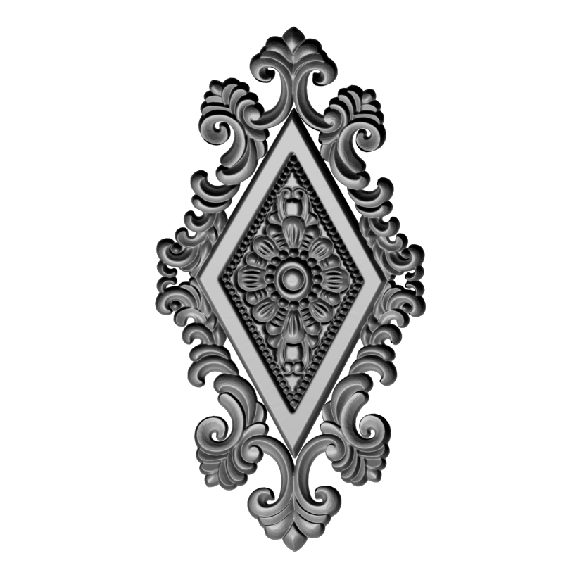 картинка Розетка резная D16-370 3D-STL.COM