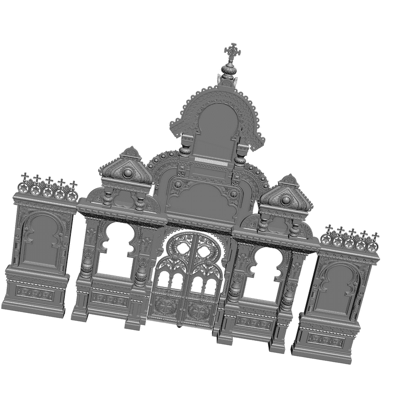 картинка Иконостас V2-007 3D-STL.COM