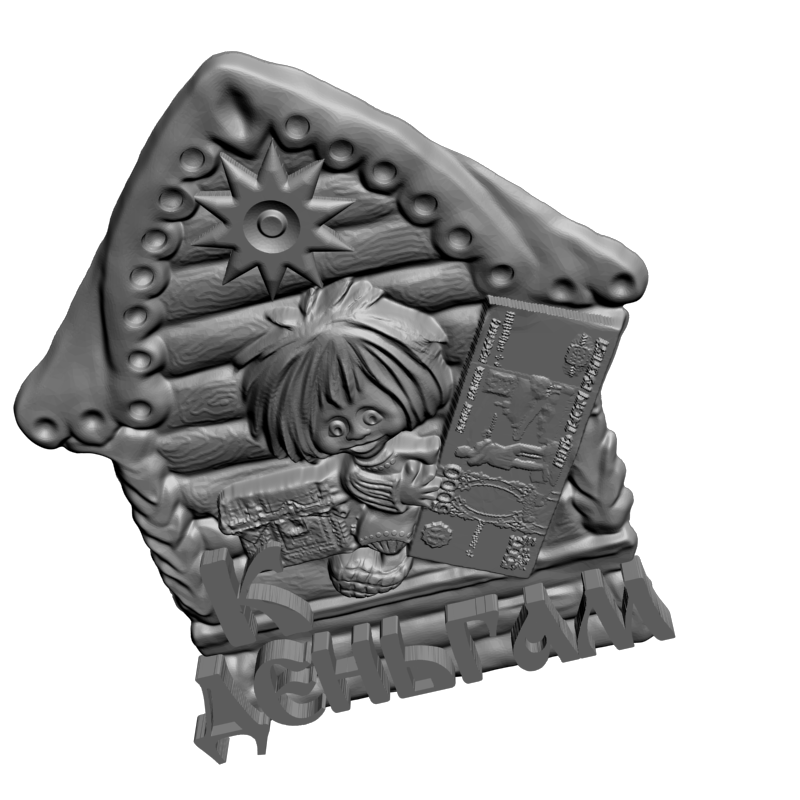 картинка Оберег К деньгам P8-008 3D-STL.COM