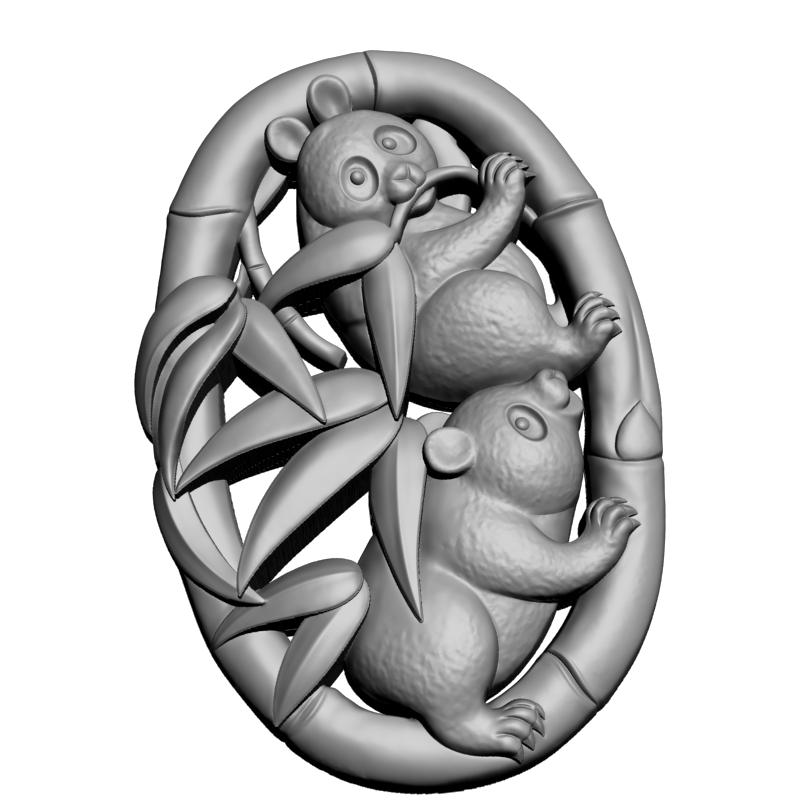 картинка Панды RY5-079 3D-STL.COM
