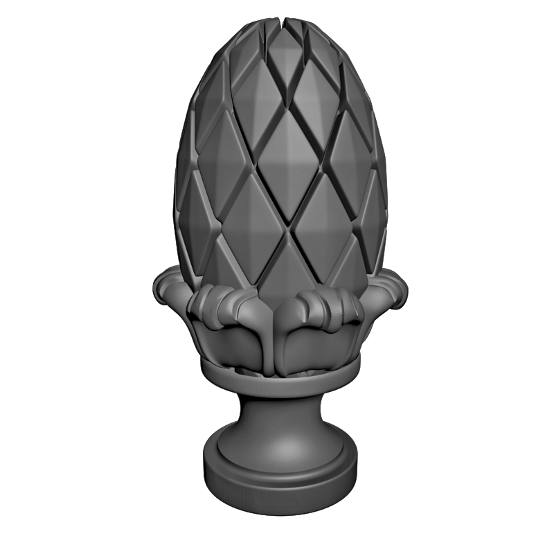 картинка Шар резной декоративный D20-032 3D-STL.COM