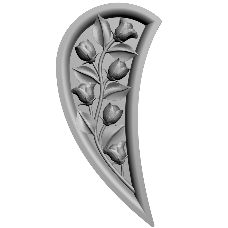картинка Цветы P4-412 3D-STL.COM
