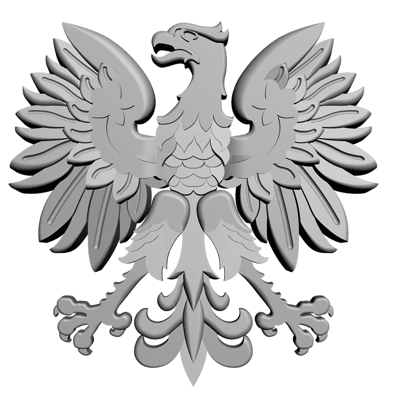 картинка Герб Польши RG1-043 3D-STL.COM