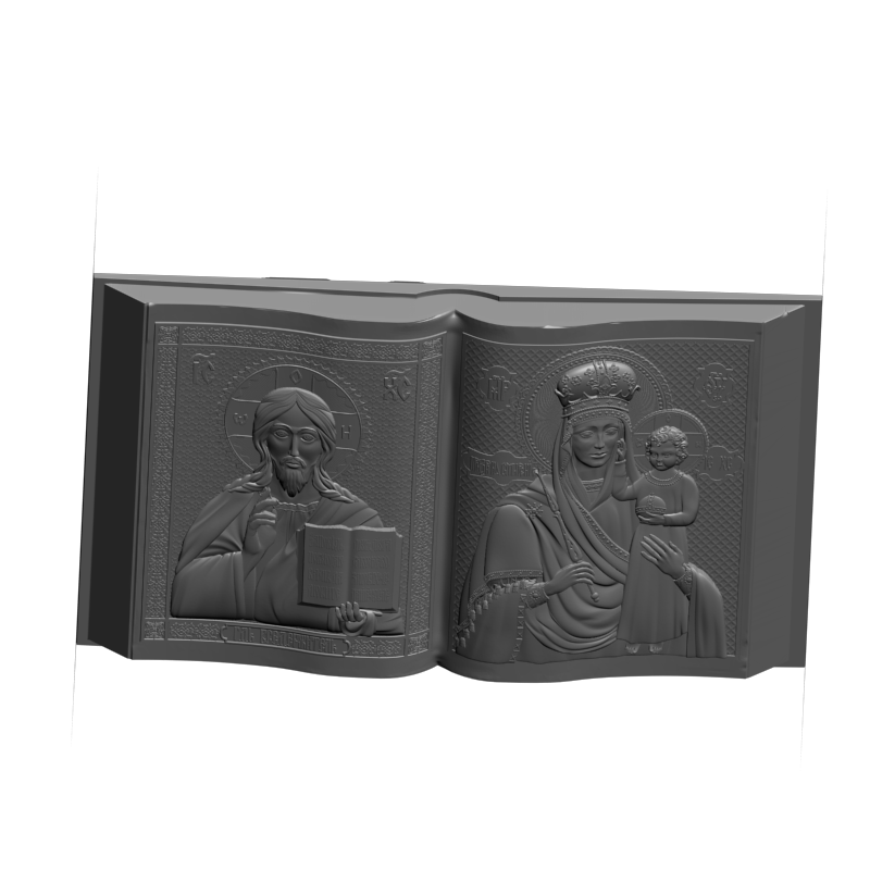 картинка Икона Книга V3-468 3D-STL.COM