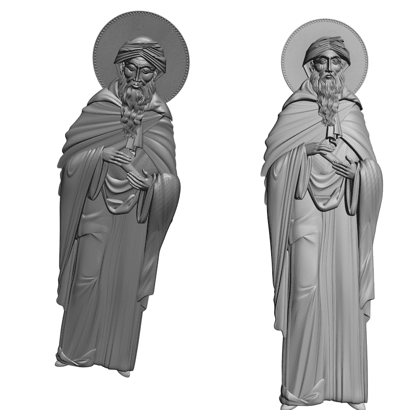 картинка Преподобный Макарий V6-010 3D-STL.COM