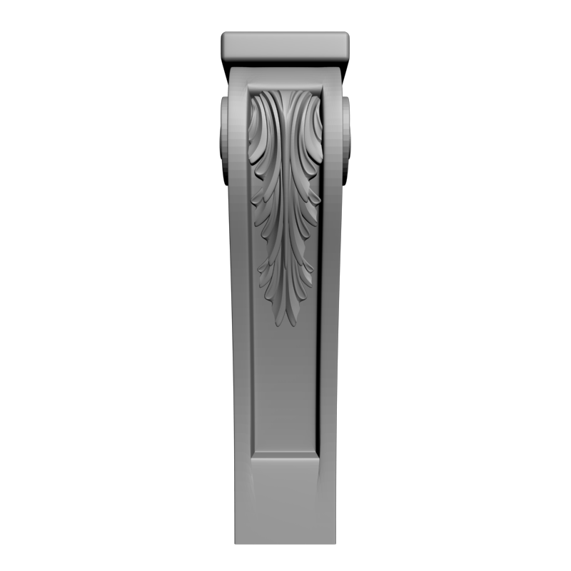 картинка Кронштейн резной D9-218 3D-STL.COM
