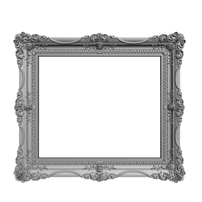 картинка Рамка резная D14-258 3D-STL.COM