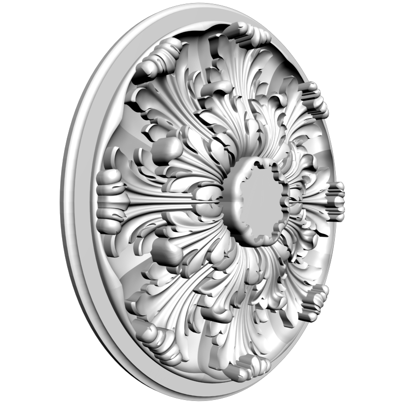 картинка Розетка резная D16-317 3D-STL.COM