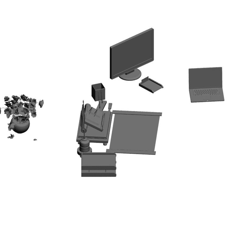 картинка Набор предметов P4-234 3D-STL.COM