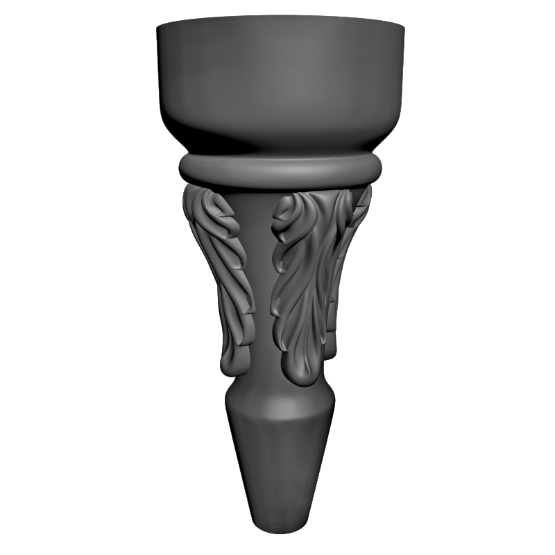 картинка Ножка мебельная M6-097 3D-STL.COM