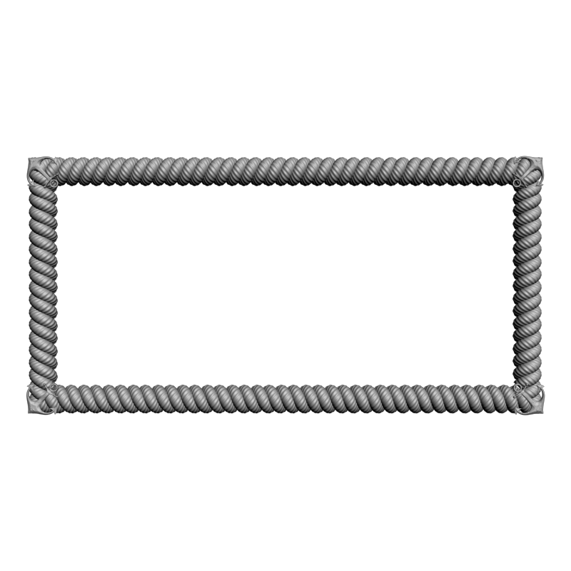 картинка Рама с якорями для нард D14-390 3D-STL.COM
