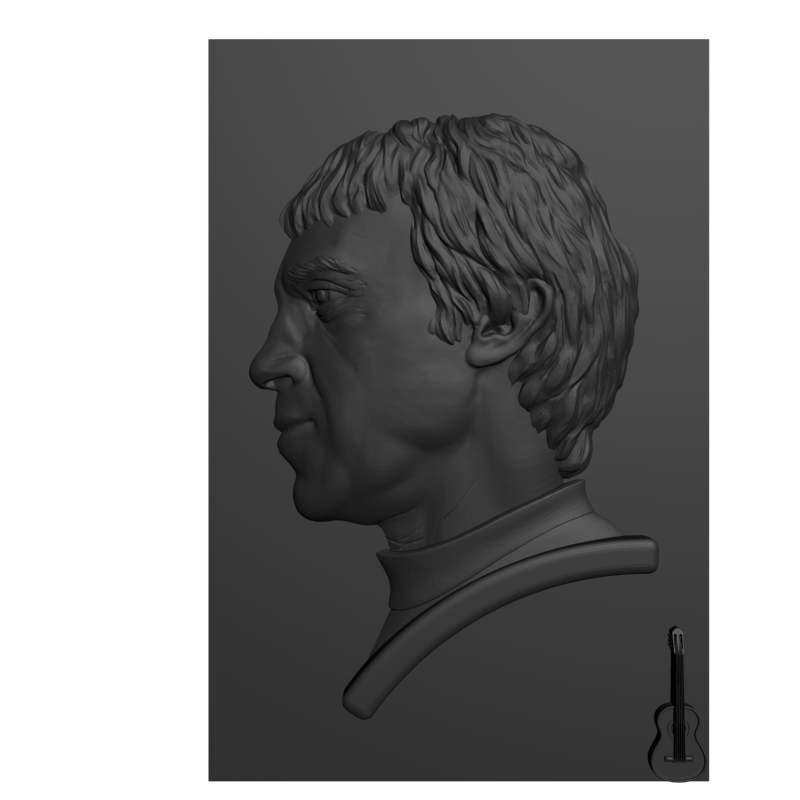 картинка В С Высоцкий L1-104 3D-STL.COM