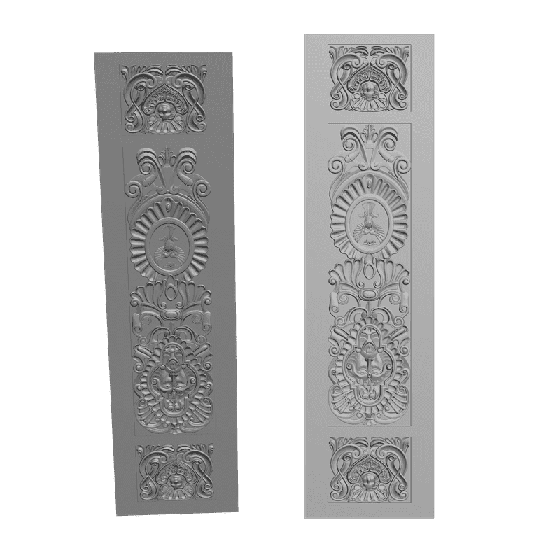 картинка Дверь резная H3-028 3D-STL.COM