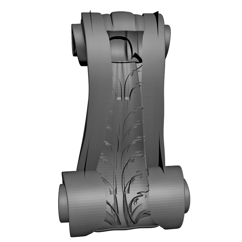 картинка Кронштейн резной D9-212 3D-STL.COM