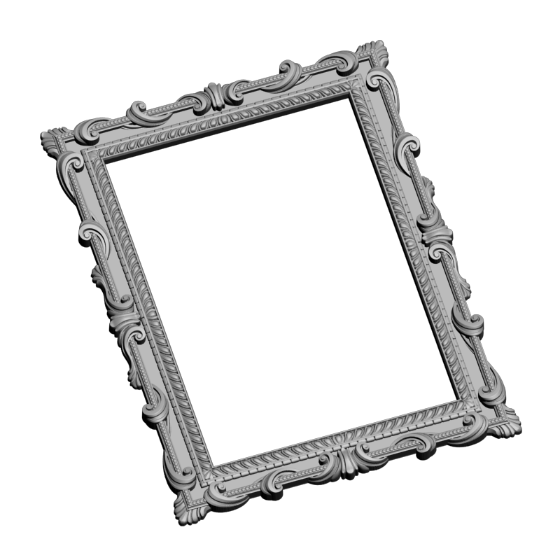 картинка Рамка резная D14-592 3D-STL.COM