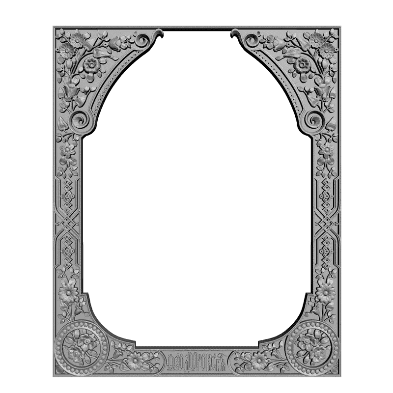 картинка Рамка резная D14-005 3D-STL.COM
