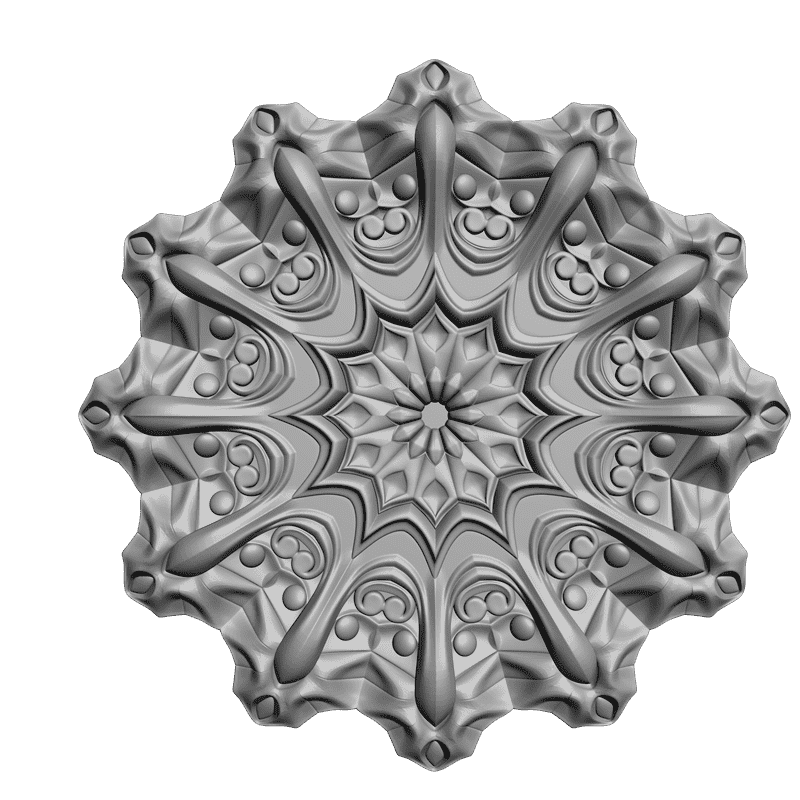 картинка Розетка резная D16-064 3D-STL.COM