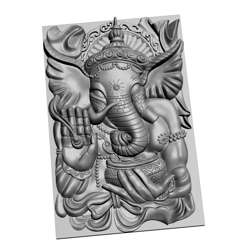 картинка Слон-бог V9-098 3D-STL.COM