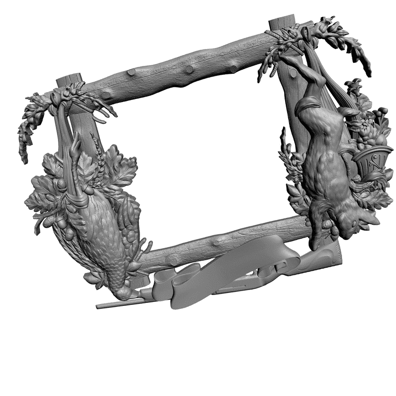 картинка Рамка резная D14-010 3D-STL.COM