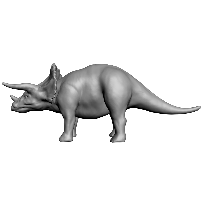картинка Трицератопс F6-046 3D-STL.COM