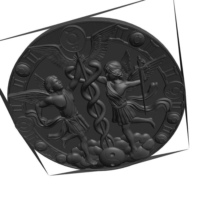 картинка Близнецы P1-001 3D-STL.COM