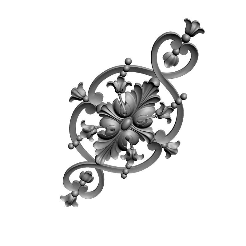 картинка Накладка резная D10-090 3D-STL.COM