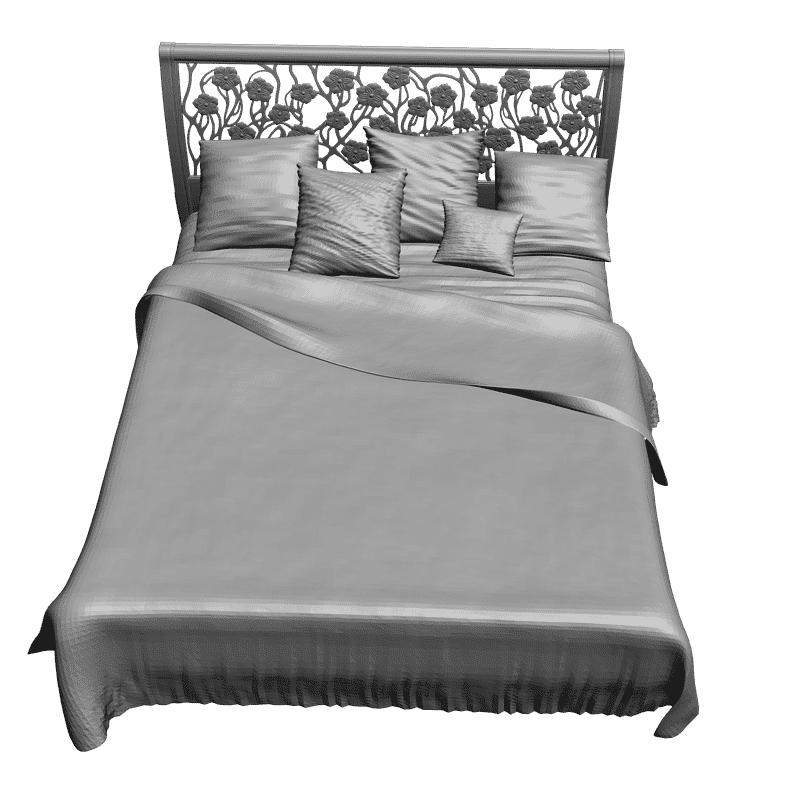 картинка Кровать M4-045 3D-STL.COM