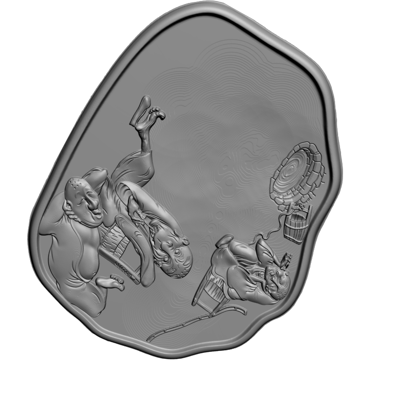 картинка Чайный поднос H5-109 3D-STL.COM
