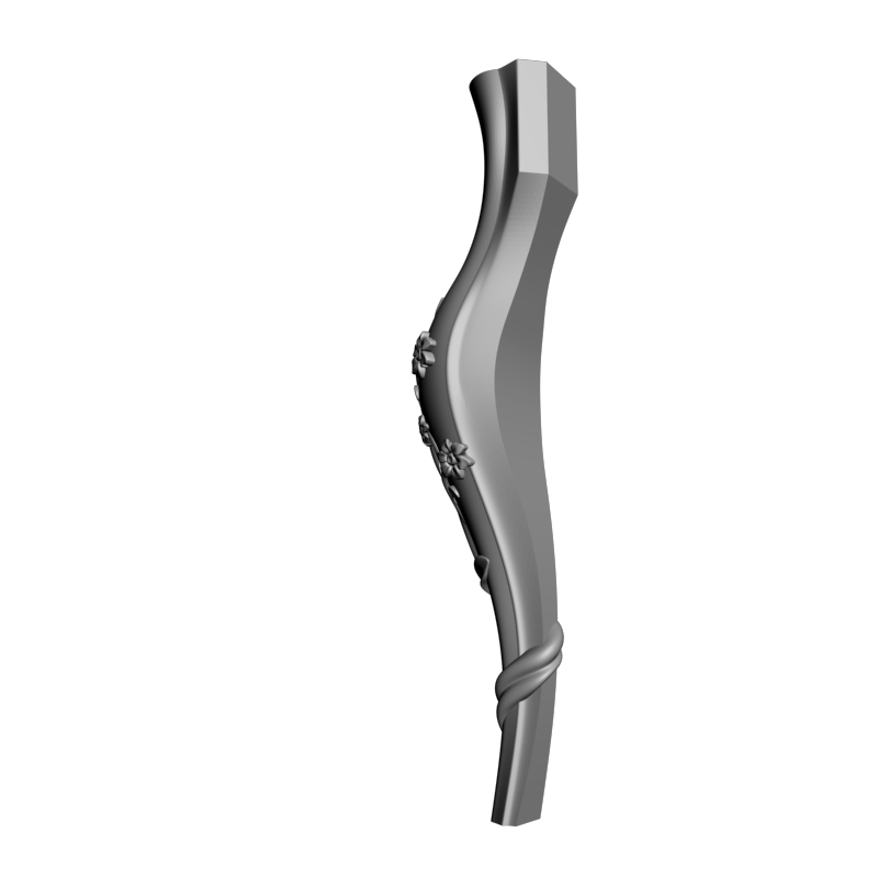 картинка Ножка мебельная резная M6-128 3D-STL.COM