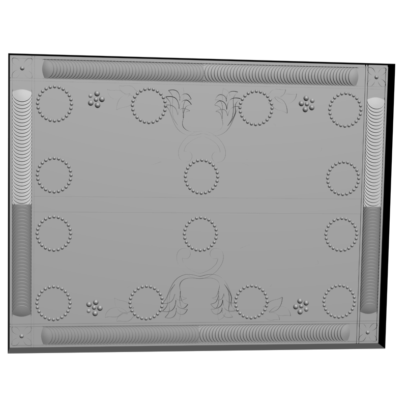 картинка Шкатулка 7 деталей P4-356 3D-STL.COM