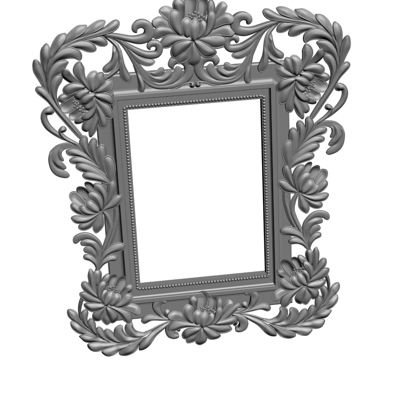 картинка Рама резная D14-563 3D-STL.COM