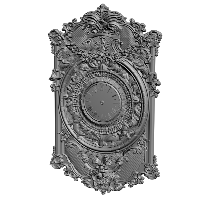 картинка Часы настенные P3-135 3D-STL.COM