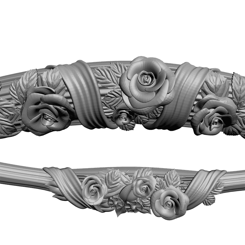 картинка Рама для зеркала D14-014 3D-STL.COM