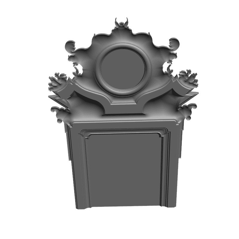 картинка Часы резные P3-036 3D-STL.COM