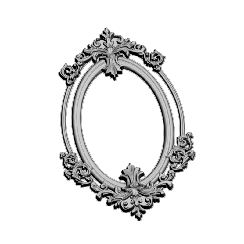 картинка Рама резная D14-476 3D-STL.COM