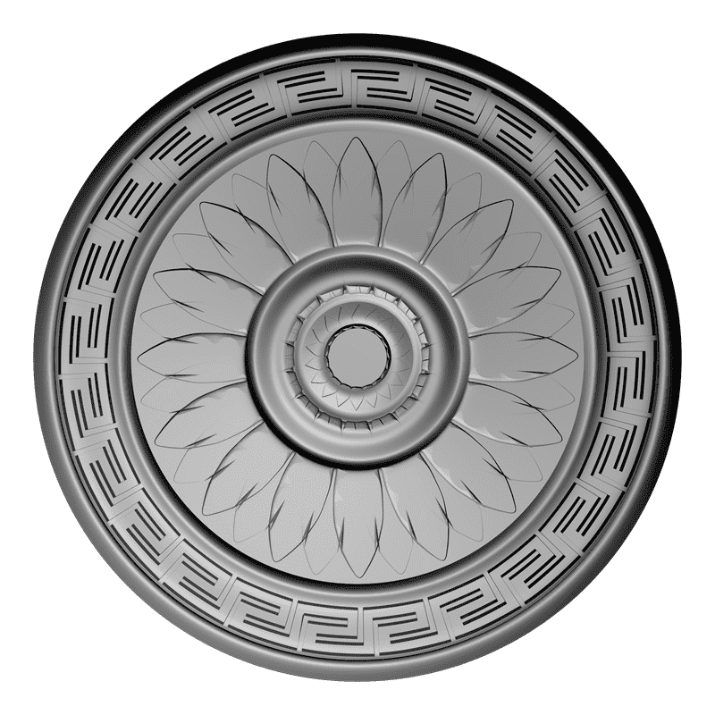 картинка Розетка резная D16-228 3D-STL.COM
