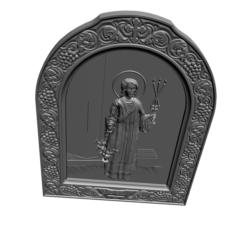 картинка Святой Стефан V3-229 3D-STL.COM