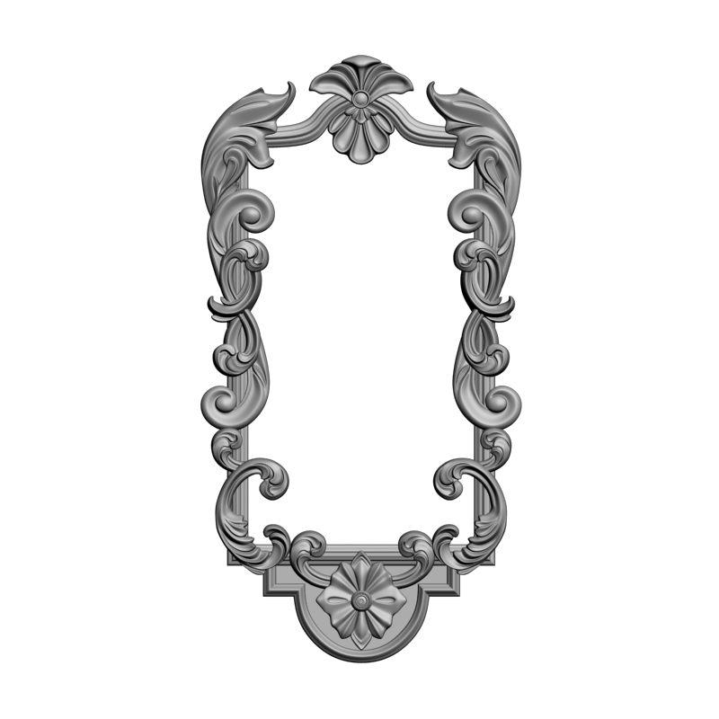 картинка Рама резная D14-550 3D-STL.COM