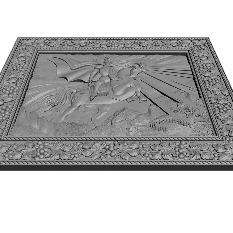 картинка Георгий Победоносец V3-015 3D-STL.COM