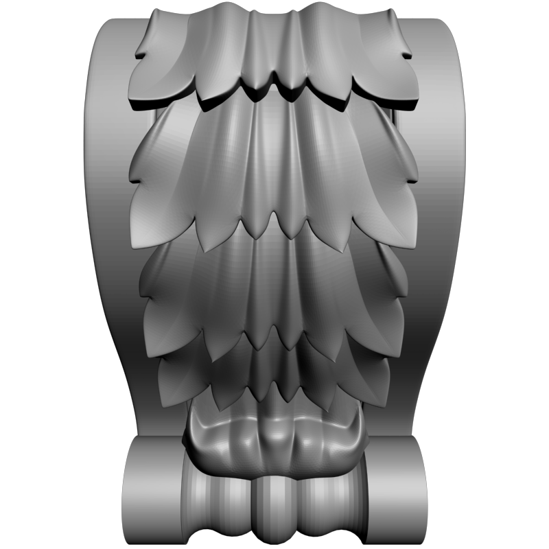 картинка Кронштейн резной D9-193 3D-STL.COM