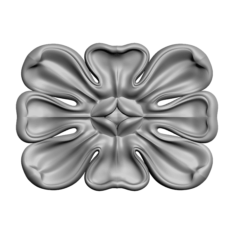 картинка Розетка резная D16-204 3D-STL.COM