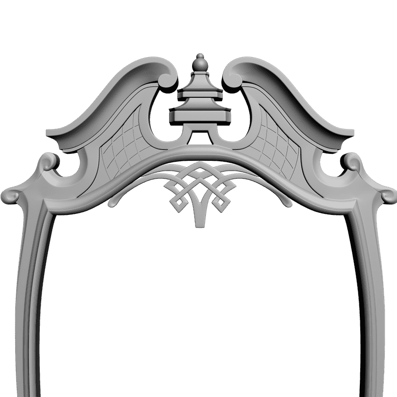 картинка Рама резная для зеркала D14-019 3D-STL.COM