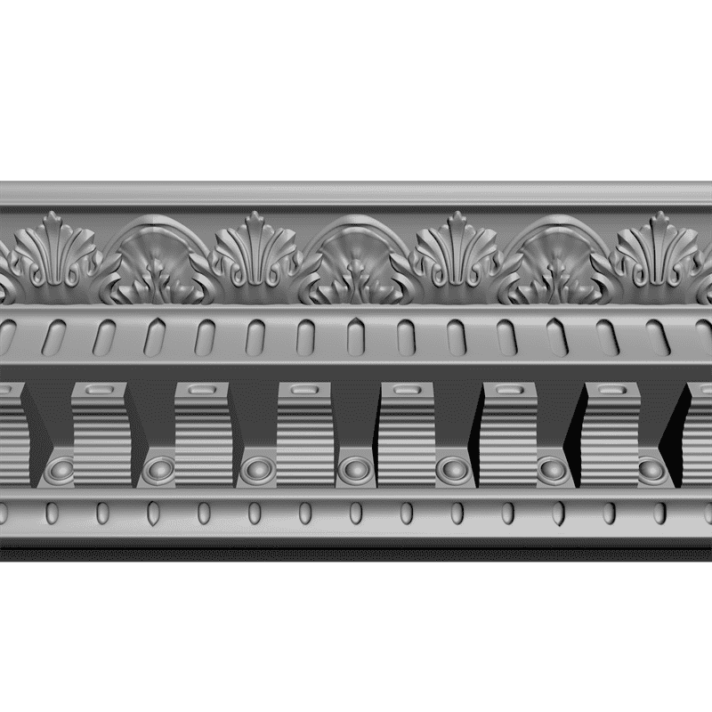 картинка Багет резной D1-064 3D-STL.COM