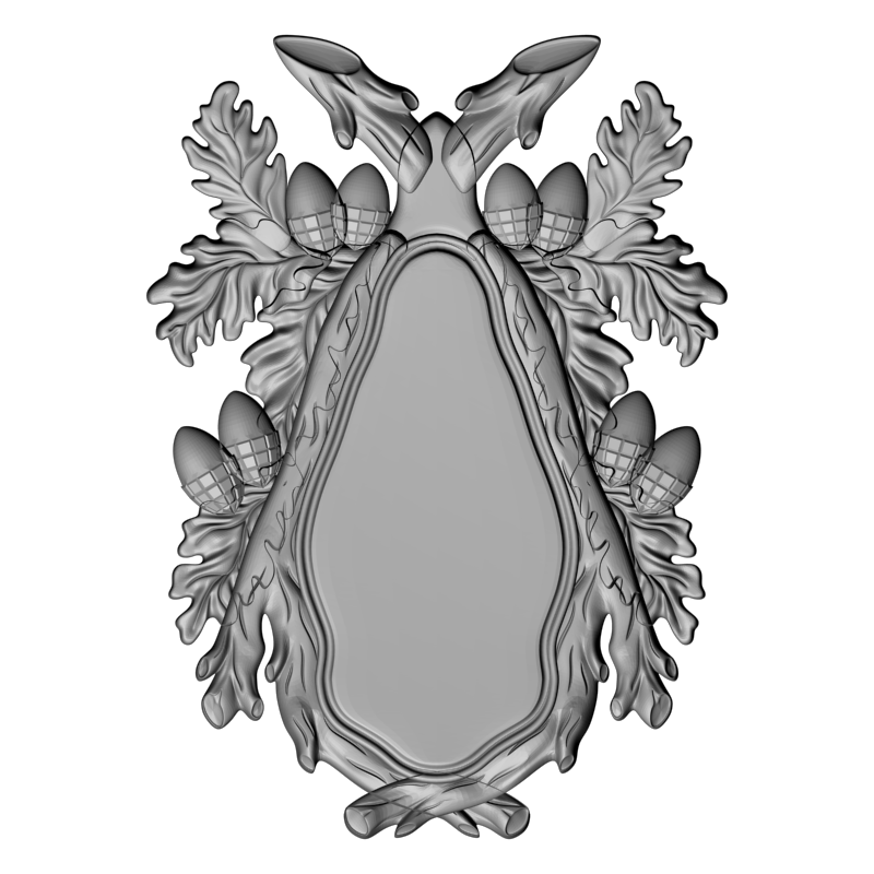 картинка Рамка резная D14-663 3D-STL.COM