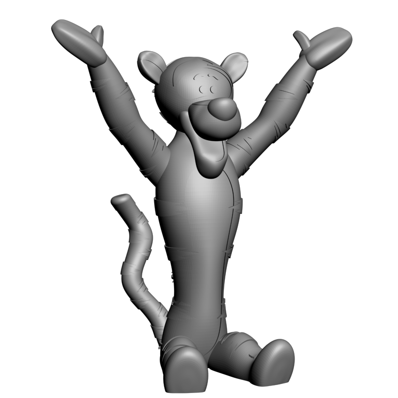 картинка Тигр PI1-283 3D-STL.COM