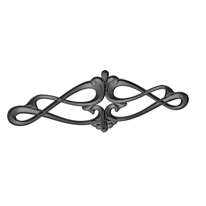 картинка Накладка декоративная рамная D10-411 3D-STL.COM